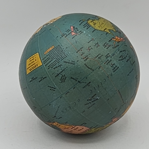 GLOBE 4inch diameter 163,000,000 : 1 scale copyright 2008 government of India - Picture 2 of 11